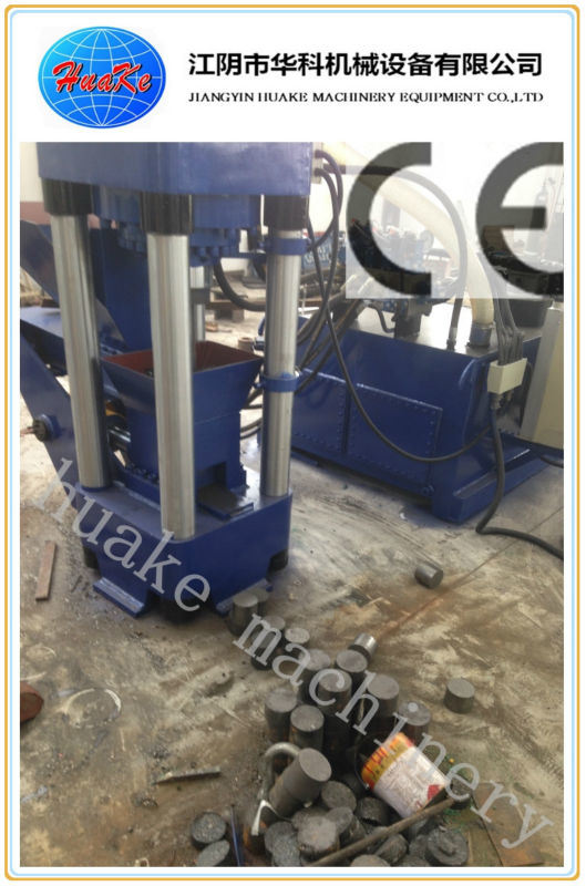 SGS Hydraulic Briquette Press Machine For Iron Copper Aluminum 0