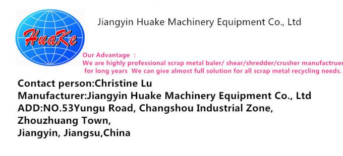 Hydraulic Heavy Duty Gantry Shear , Scrap Metal Cutting Machine 7
