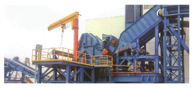 PSX-750 Scrap Metal Crusher , Metal Recycling Shredder Machine 1