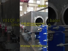 scrap metal baler machine  800 tons power