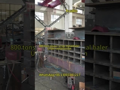 scrap steel press baler machine  800 tons  power heavy duty scrap bundle press machine
