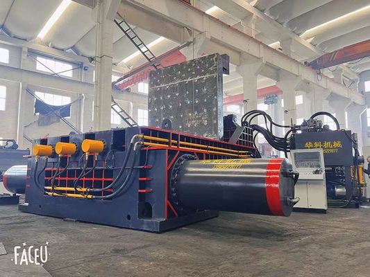 Buy 1000Tons Scrap Metal Baler Press 50HZ PLC With Remote Control online manufacture