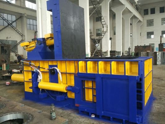 Buy 250 Tons Power Hydraulic Scrap Metal Baler With 500MM*500MM Bale Size online manufacture