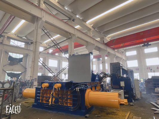 Buy Press Box Metal Waste Baling Machine 3000*2500*1300mm Capacity Of 200Tons / Day online manufacture