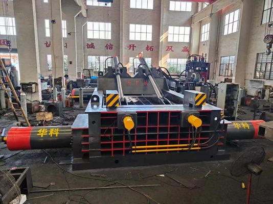 Buy 70 Tons 500Tons Power Scrap Metal Baler Machine Automatic PLC Control With Remote online manufacture