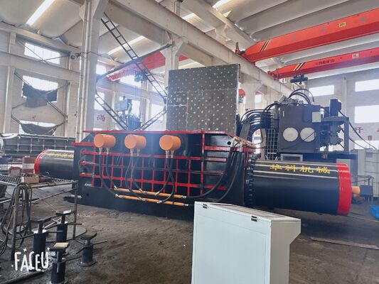Buy Y81-1000 Scrap Metal Baler Machine | 1000 Ton High-Density Baler for Steel Mills and Furnace Feed Preparation online manufacture