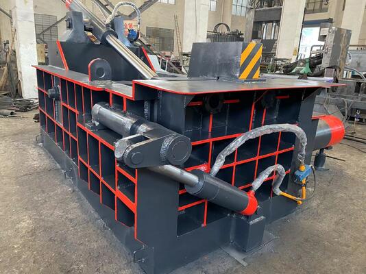 Buy Y81F-315Hydraulic Scrap Metal Baler with 21 MPa Pressure and Dual 45 kW Motors online manufacture