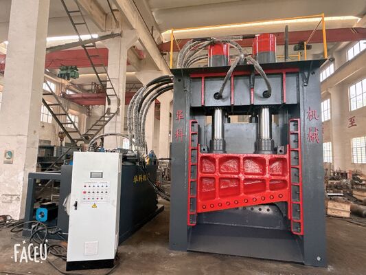 Buy Hydraulic Scrap Metal Shear with 25 MPa Hydraulic System, Water-Cooled Oil Cooler, and 700 Tons Shearing Power online manufacture