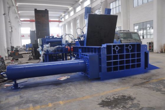 Buy 500X600 600X600 Hydraulic Scrap Metal Baler 90KW online manufacture