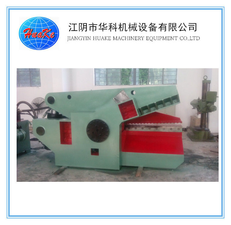 5000KN 500 Tons Iron Scrap Cutting Machine For HMS Steel Rebars Steel